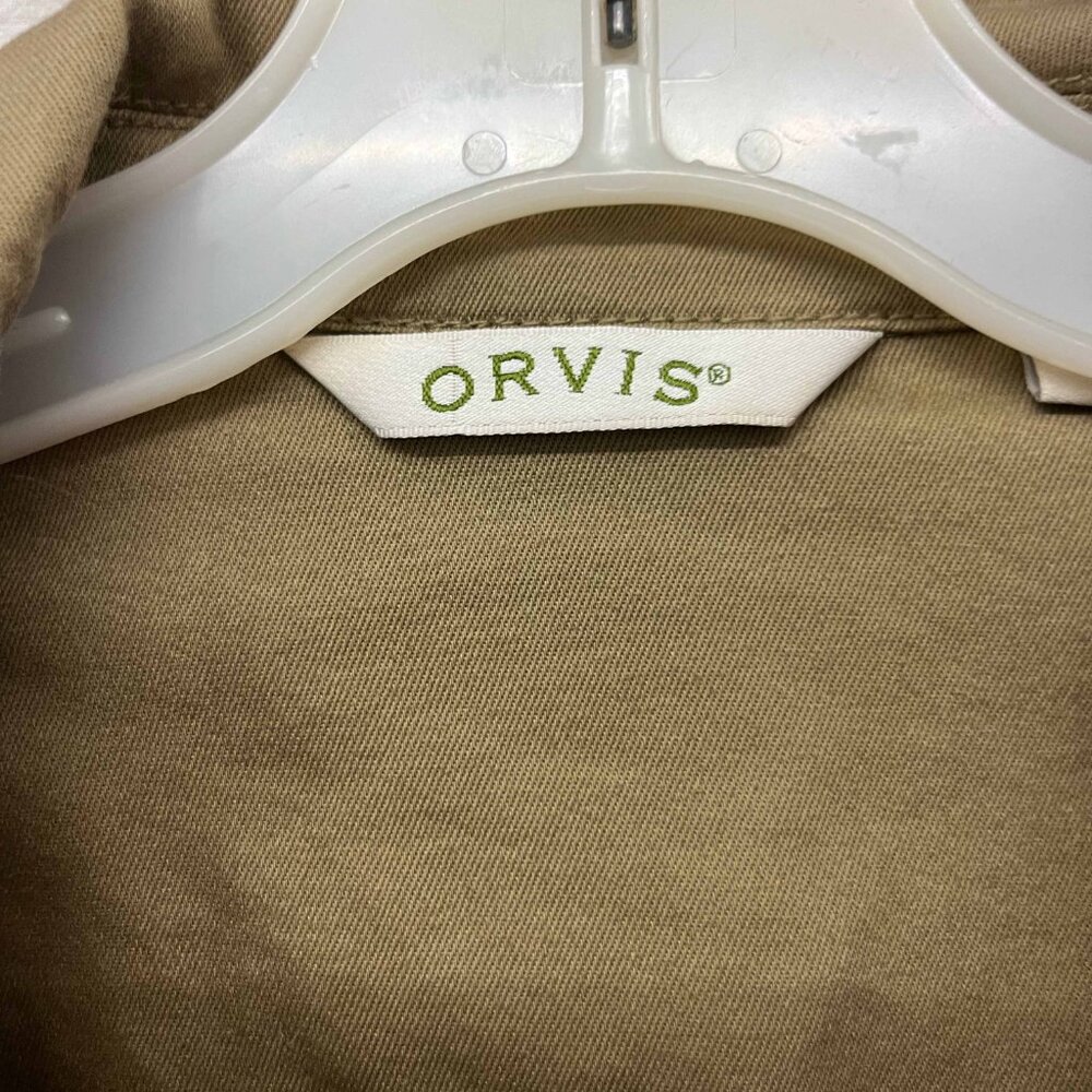 ORVIS UTILITY FIELD SAFARI JACKET KHAKI AZTEC EMBROIDERY - Picture 3 of 4